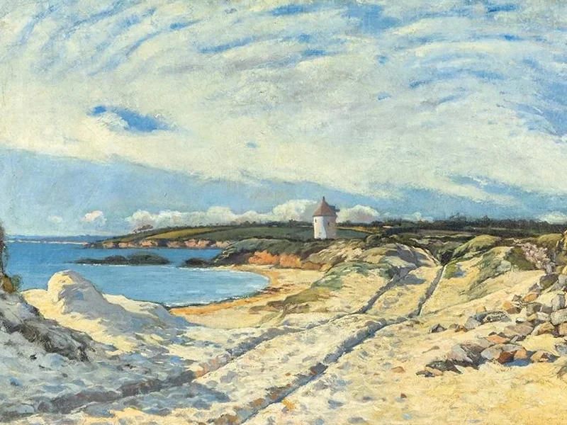 1849-Adrien Louis Marie Jourdeuil - Vista mare
